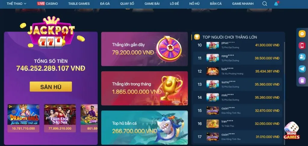 Các sản phẩm cá cược iwwin